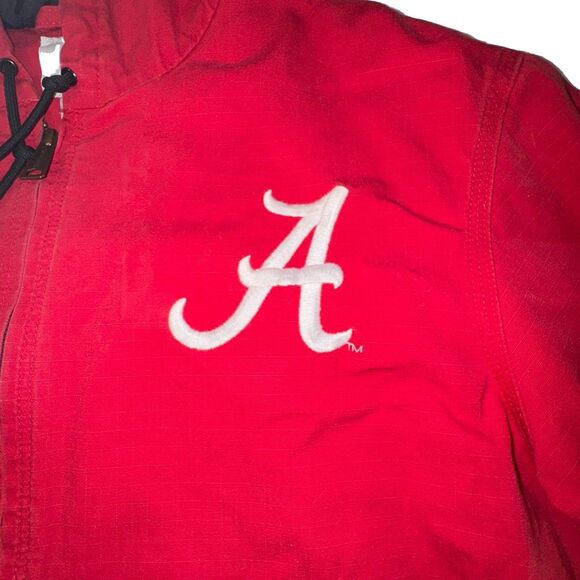 Carhartt Alabama Crimson Red Jacket Quilted inner L 100809 607 Limited Edition - Picture 2 of 8